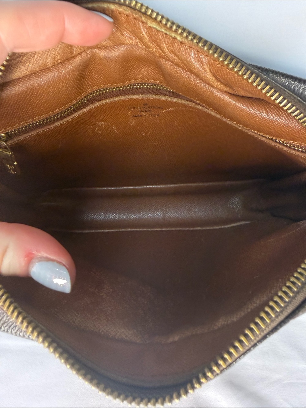 Louis Vuitton Brown Monogram Compiegne Clutch Bag - Picture 6 of 9
